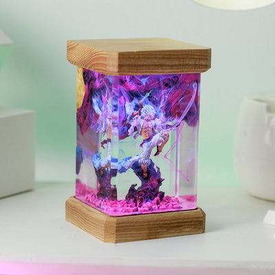 One Piece Luffy Gear 5 Epoxy Resin Lamp, Night Light