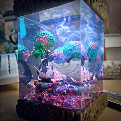 Avatar The Last Airbender Appa Epoxy Resin Lamp, Night Light, Wireless Lights
