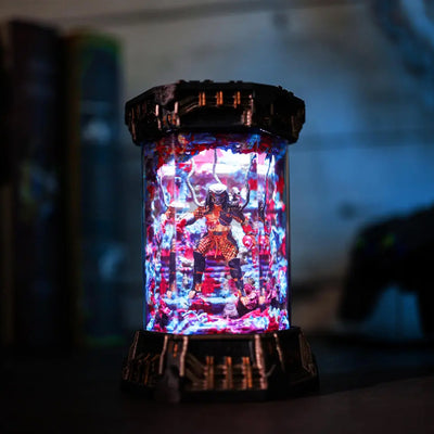 Predator Alien Space Monster Healing Chamber Incubator Epoxy Resin Lamp, Night Light, Wireless Lights