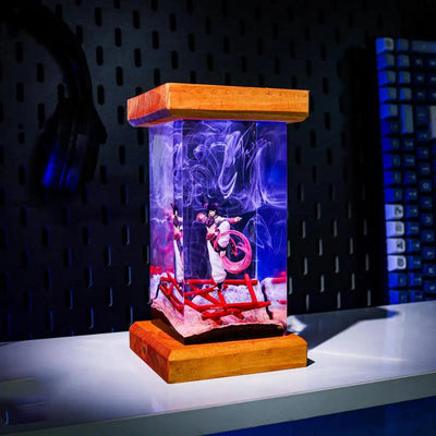 Han Juri Street Fighter V Epoxy Resin Lamp, Night Light