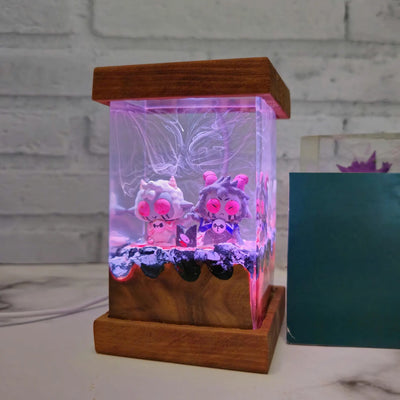 Cult of the Lamb The Goat Epoxy Resin Lamp, Night Light