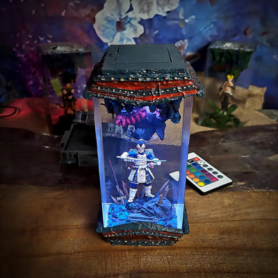 Dragon Ball Vegeta Shogun Epoxy Resin Lamp, Night Light, Wireless Lights