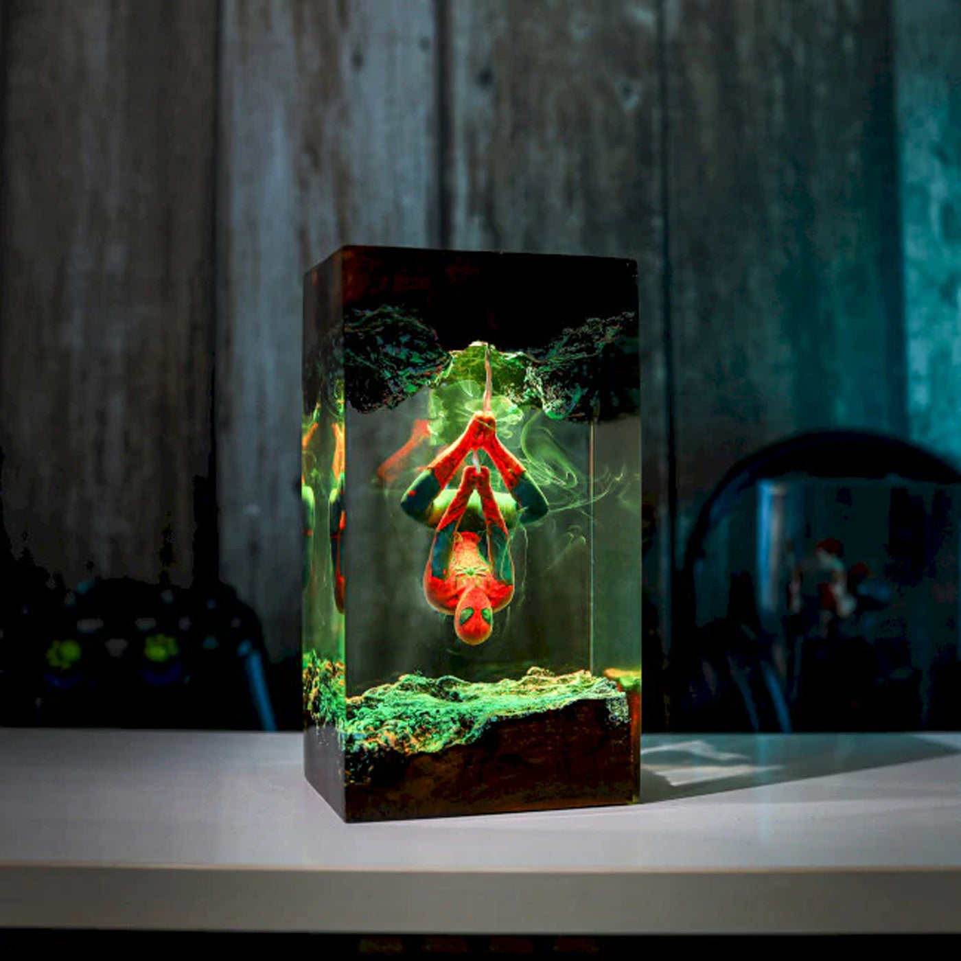 Marvel MCU Spider-Man Epoxy Resin Lamp, Night Light