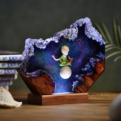 Le Petit Prince The Fox Epoxy Resin Lamp, Night Light