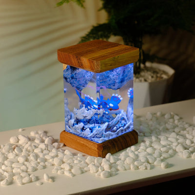 Pokemon Kyogre Epoxy Resin Lamp, Night Light