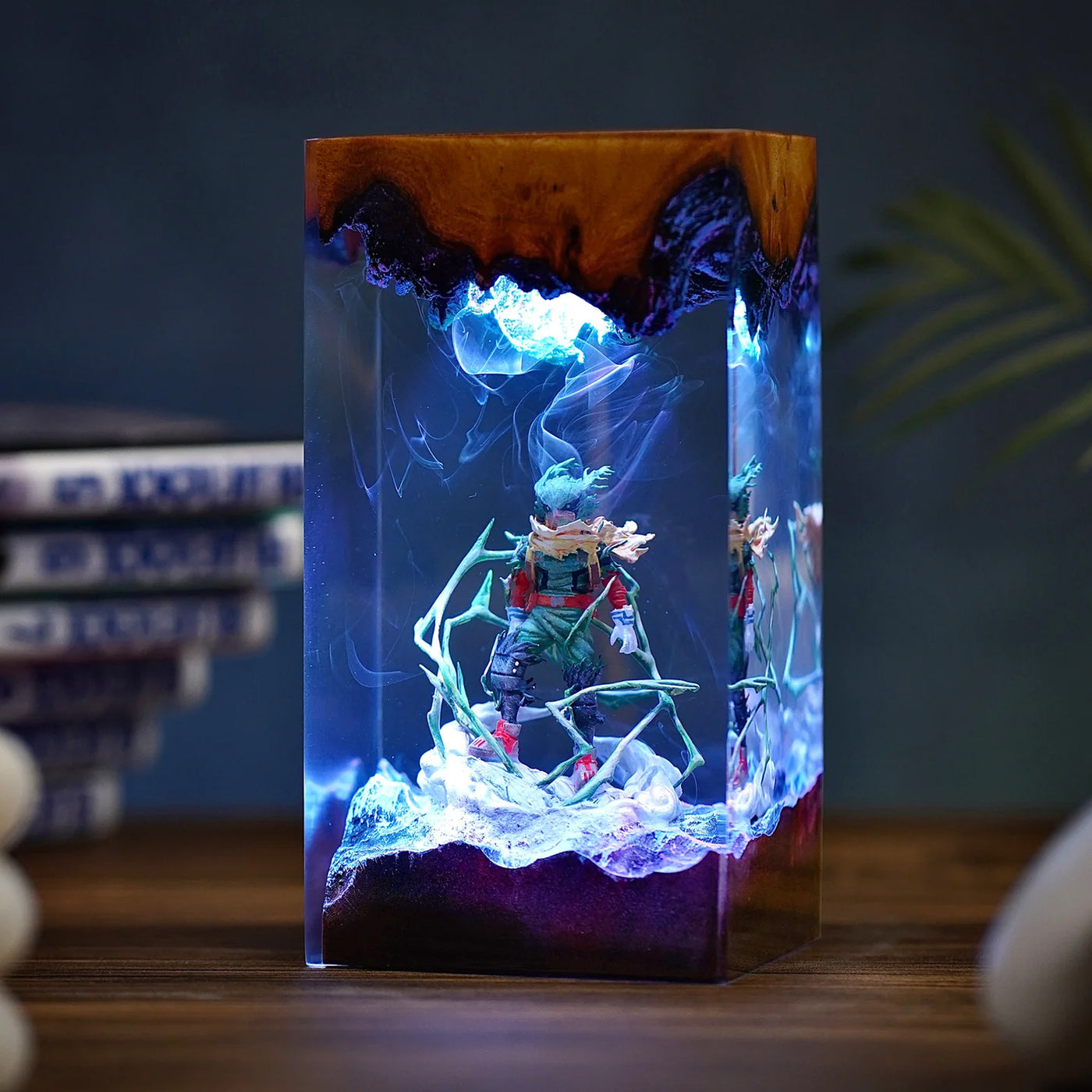 My Hero Academia Izuku Midoriya Deku Evolution Epoxy Resin Lamp, Night Light