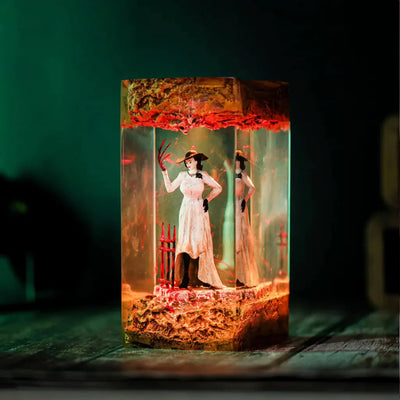 Resident Evil Lady Dimitrescu Epoxy Resin Lamp, Night Light
