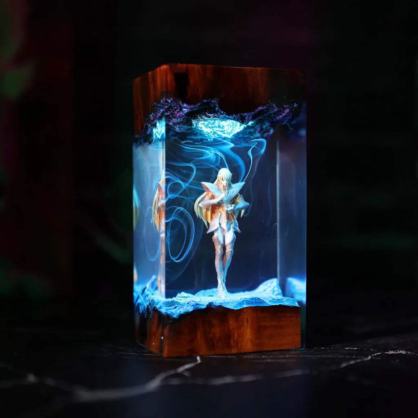 Saint Seiya Virgo Shaka Epoxy Resin Lamp, Night Light