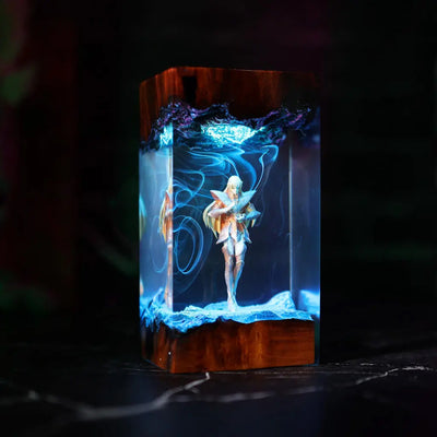 Saint Seiya Virgo Shaka Epoxy Resin Lamp, Night Light