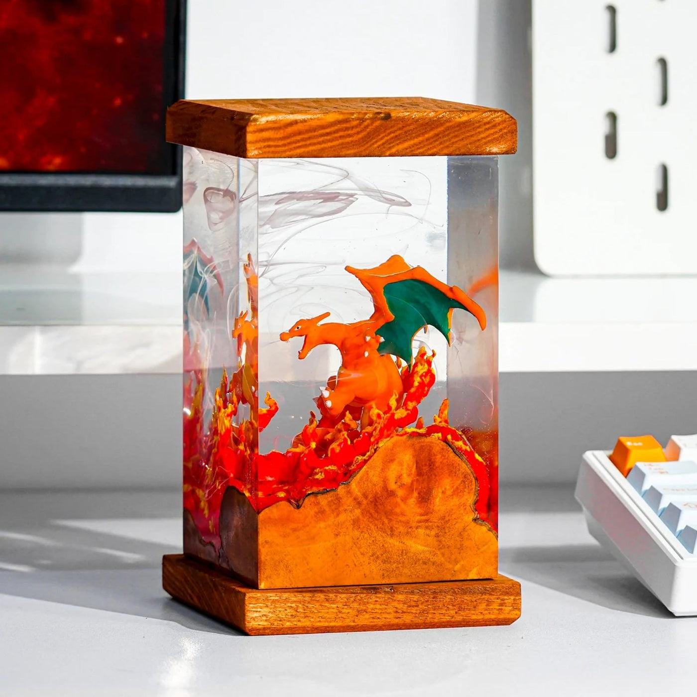 Pokemon Charizard Epoxy Resin Lamp, Night Light