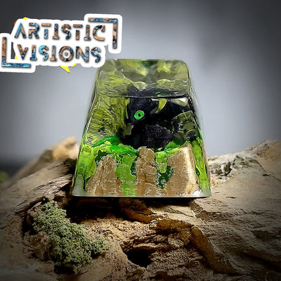 How To Train Your Dragon Toothless Artisan Keycaps Epoxy Resin