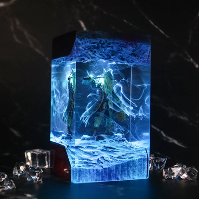 Pirates of the Caribbean Davy Jones Epoxy Resin Lamp, Night Light