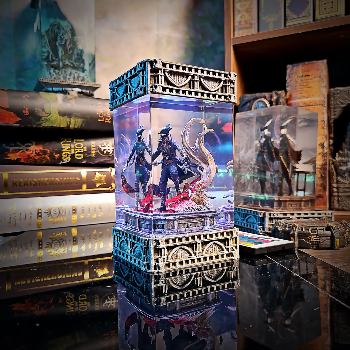 The Hunter Bloodborne Epoxy Resin Lamp, Night Light, Wireless Lights