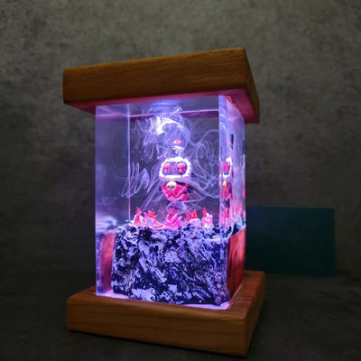 Cult of the Lamb Devil Sheep Epoxy Resin Lamp, Night Light
