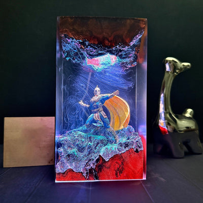 DC Superhero Doctor Fate Knight Epoxy Resin Lamp, Night Light