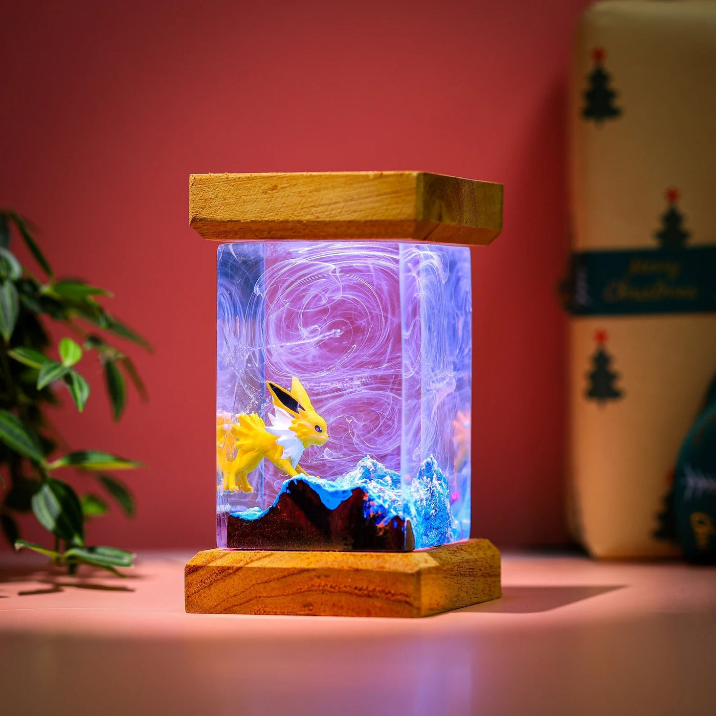 Pokemon Jolteon Epoxy Resin Lamp, Night Light