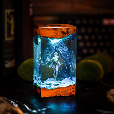 Honkai Star Rail Kafka Epoxy Resin Lamp, Night Light