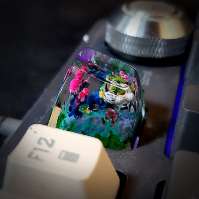 The Croods Chunky Artisan Keycaps Epoxy Resin