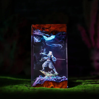 Star Wars Ahsoka Tano Epoxy Resin Lamp, Night Light