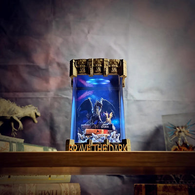 Fourth Wing Dragons Epoxy Resin Lamp, Night Light, Wireless Lights
