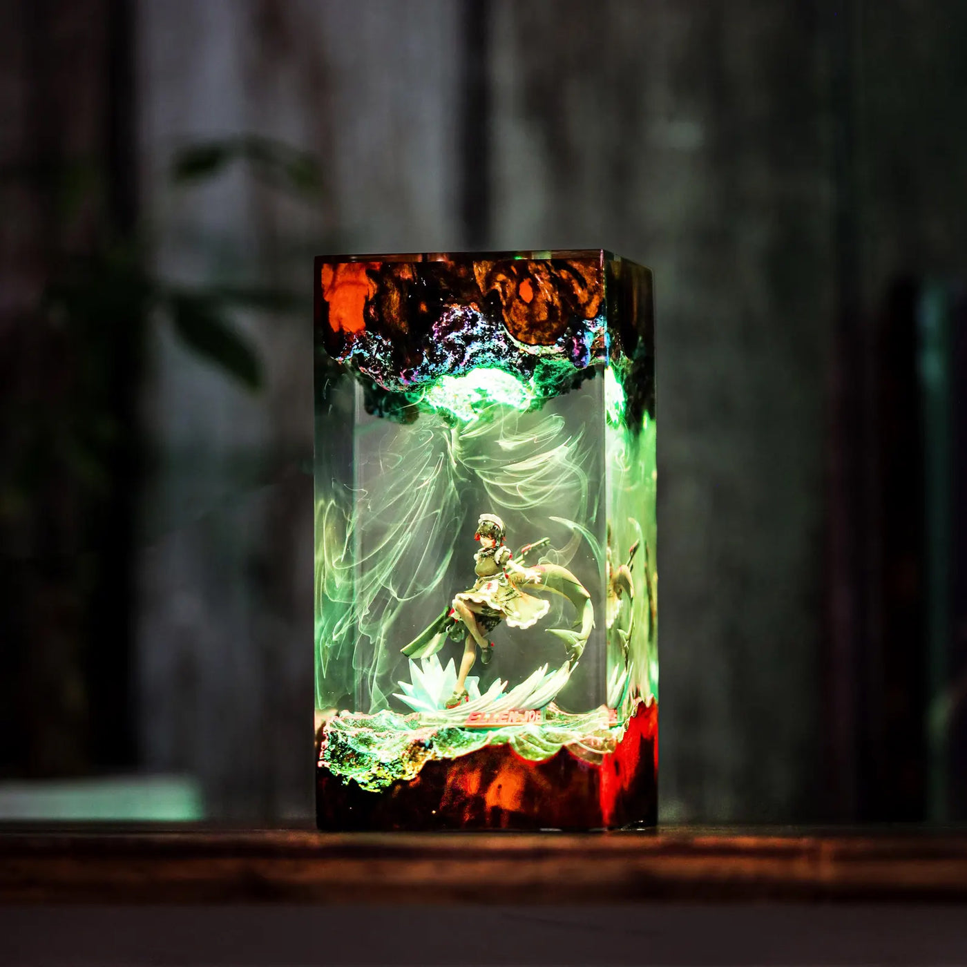 Zenless Zone Zero Elle Joe White Epoxy Resin Lamp, Night Light