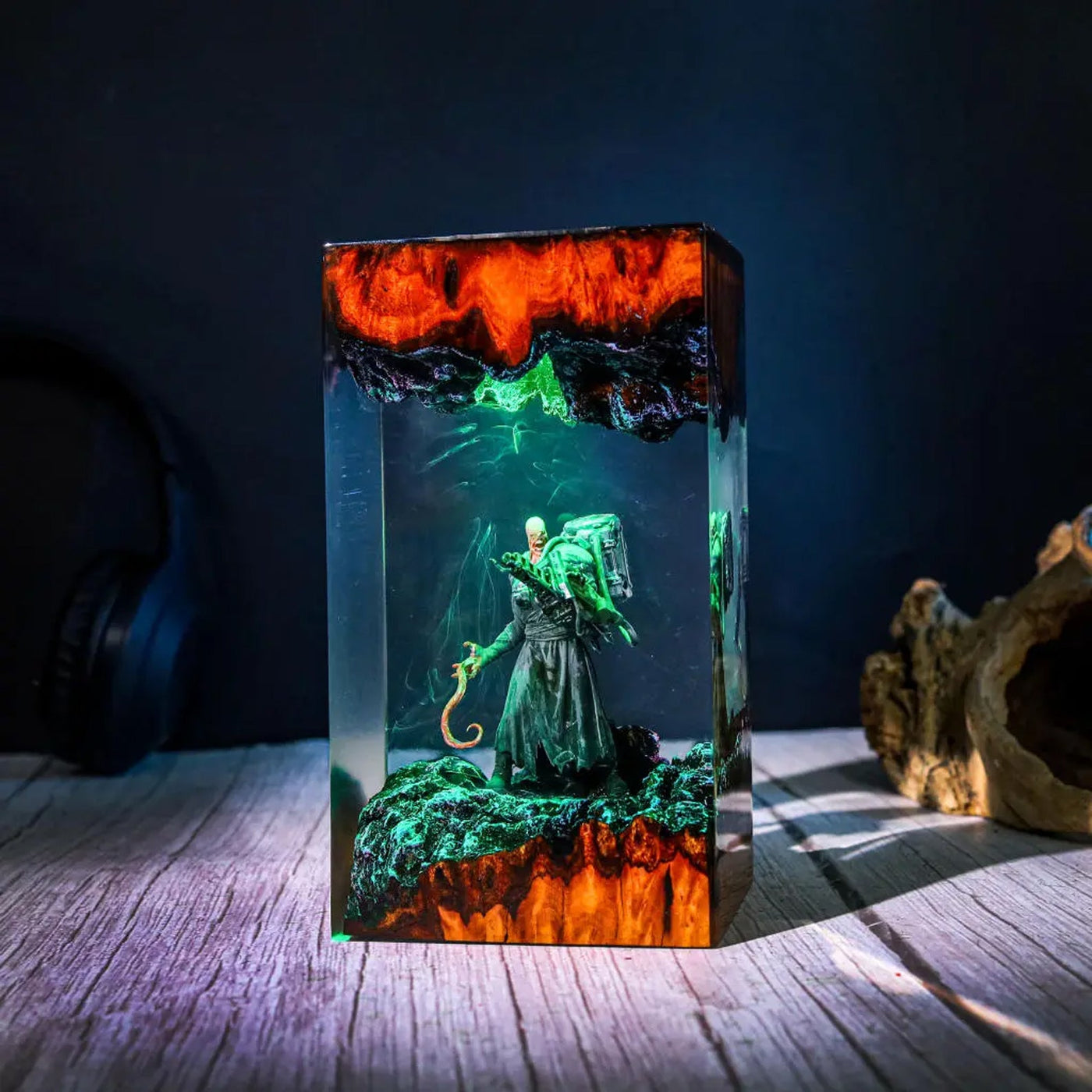 Nemesis Resident Evil Epoxy Resin Lamp, Night Light