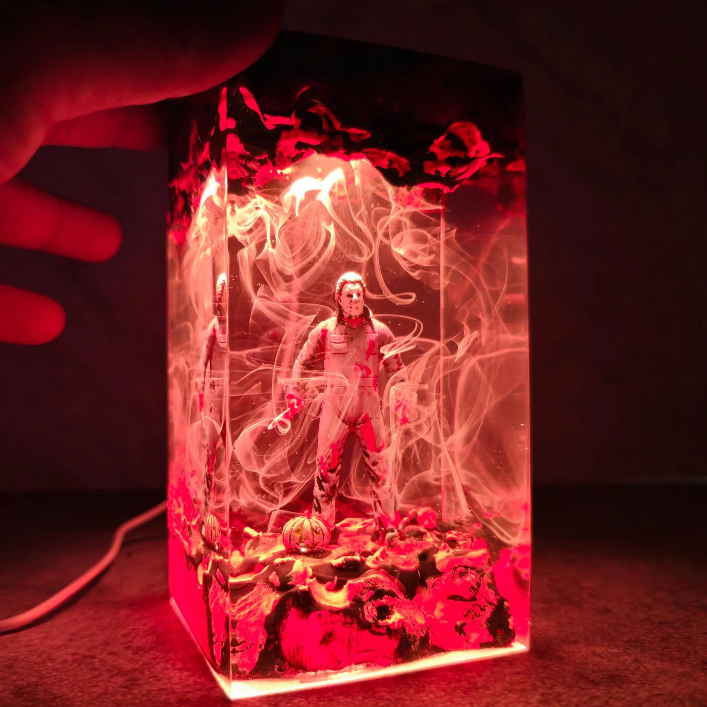 Michael Myers Halloween Epoxy Resin Lamp, Night Light