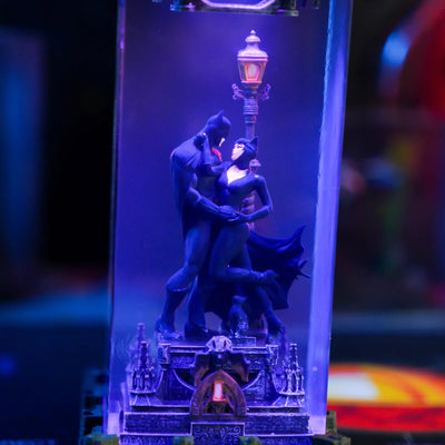 DC Batman Catwoman Epoxy Resin Lamp, Night Light, Wireless Lights