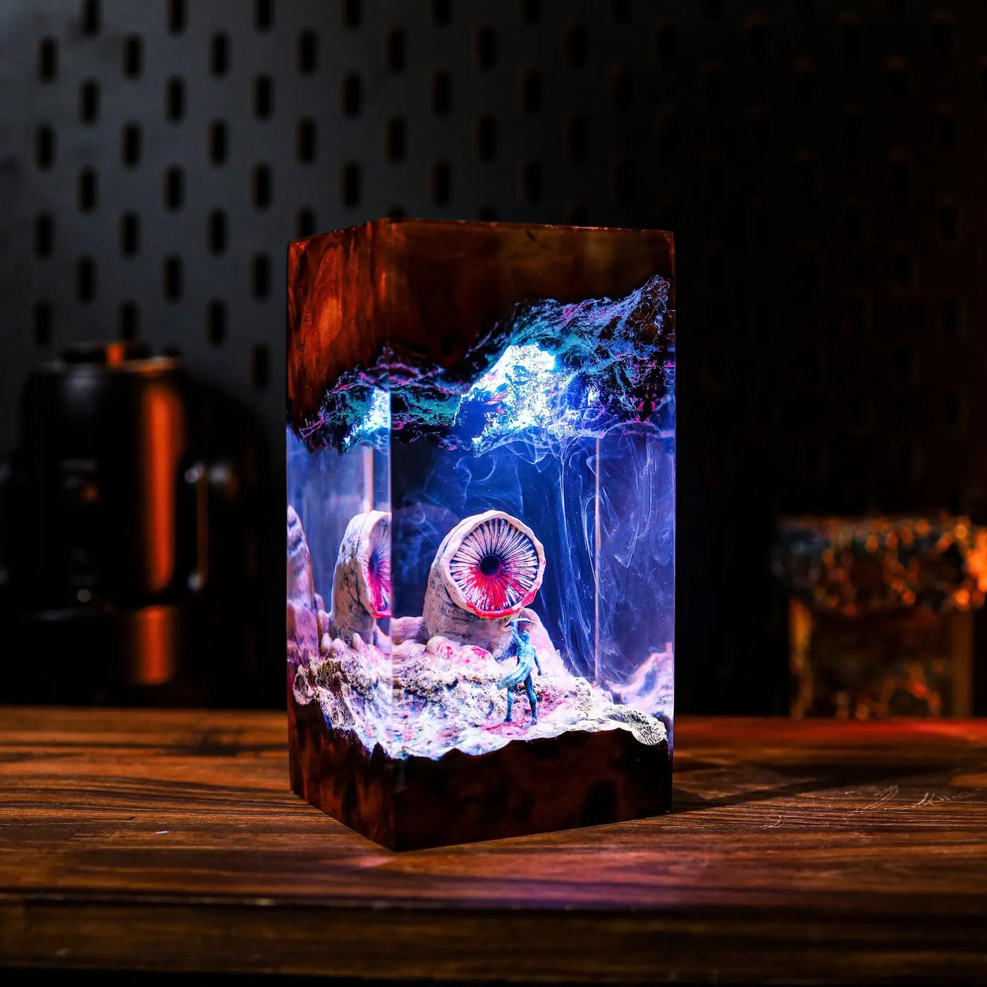 Dune 2 Paul Atreides Sandworm Epoxy Resin Lamp, Night Light