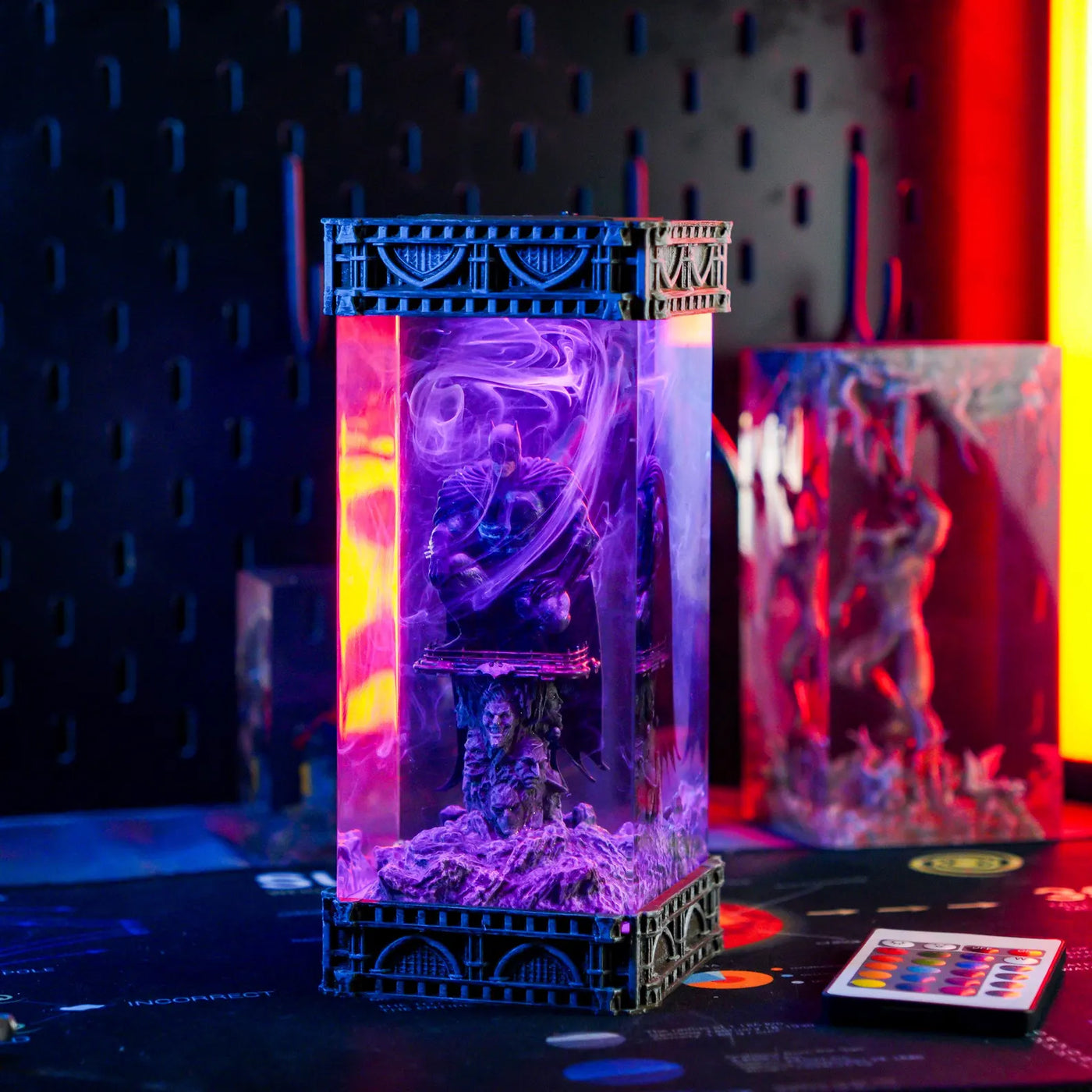 DC Batman Epoxy Resin Lamp, Night Light, Wireless Lights
