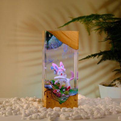 Pokemon Sylveon Epoxy Resin Lamp, Night Light