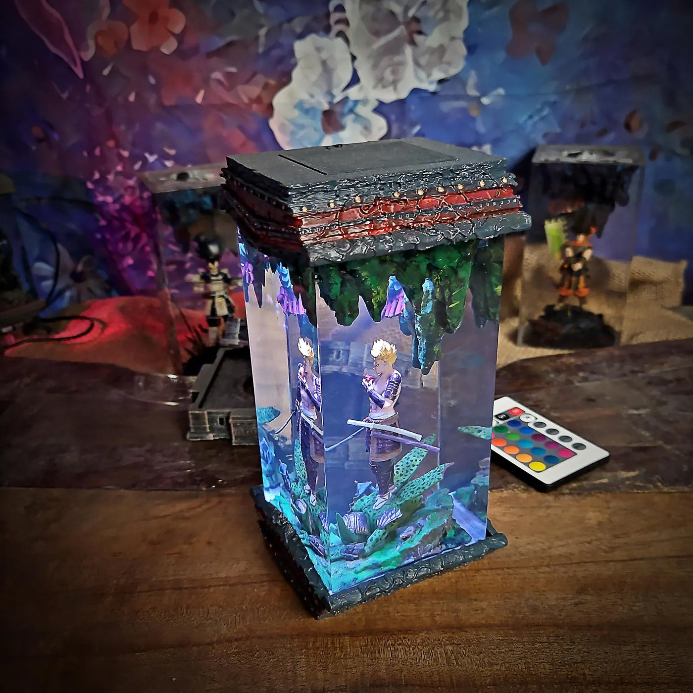Dragon Ball Trunks Shogun Cell Epoxy Resin Lamp, Night Light, Wireless Lights