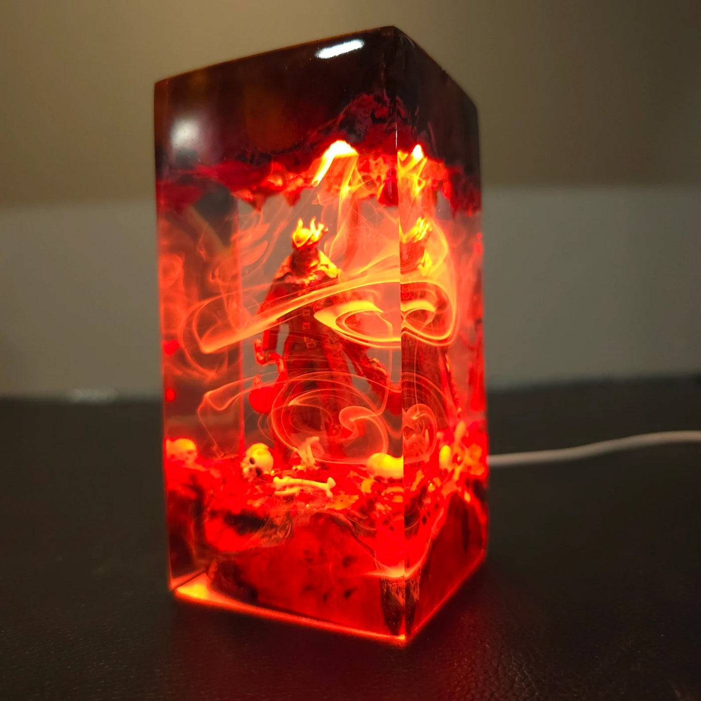 Bloodborne The Hunter Epoxy Resin Lamp, Night Light