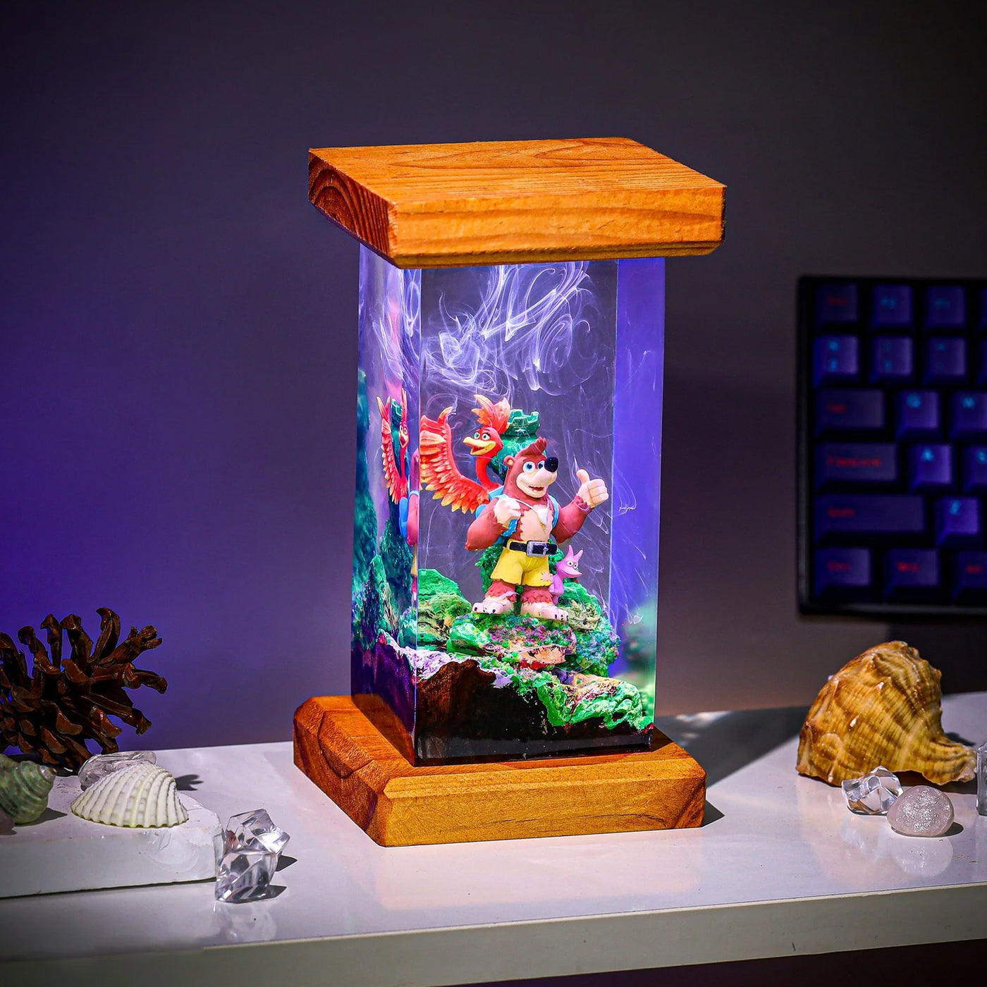 Banjo Kazooie Epoxy Resin Lamp, Night Light