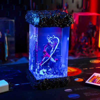 Marvel MCU Spider-Man vs Venom Epoxy Resin Lamp, Night Light, Wireless Lights