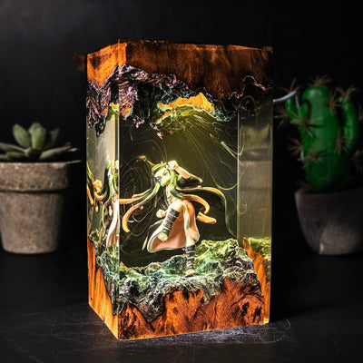 Demon Slayer Kamado Nezuko Epoxy Resin Lamp, Night Light
