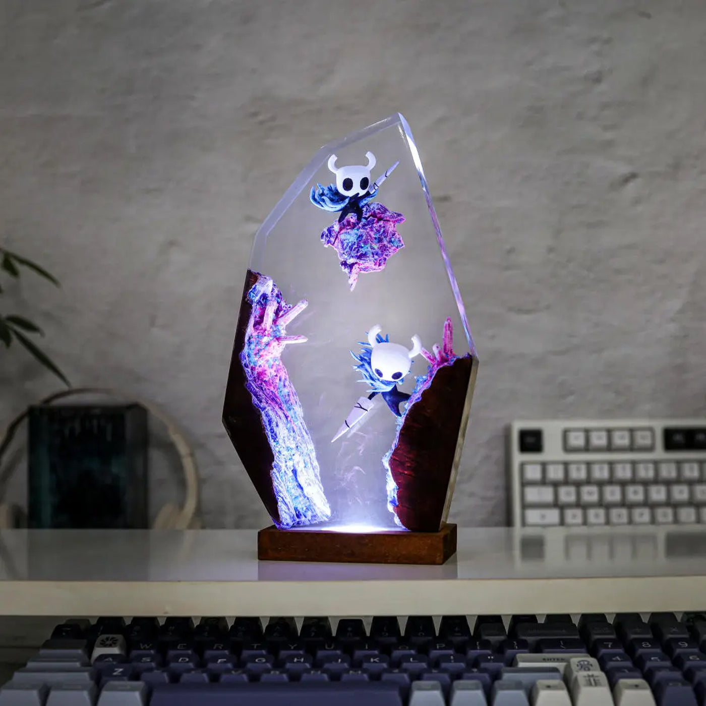 Hollow Knight Epoxy Resin Lamp, Night Light
