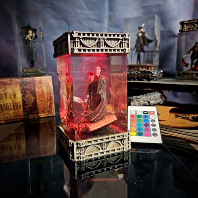 Harry Potter Volermort Epoxy Resin Lamp, Night Light, Wireless Lights