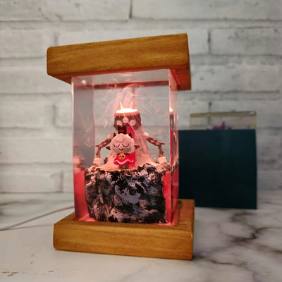 Cult of the Lamb The Goat Epoxy Resin Lamp, Night Light