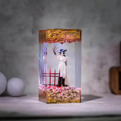 Resident Evil Lady Dimitrescu Epoxy Resin Lamp, Night Light