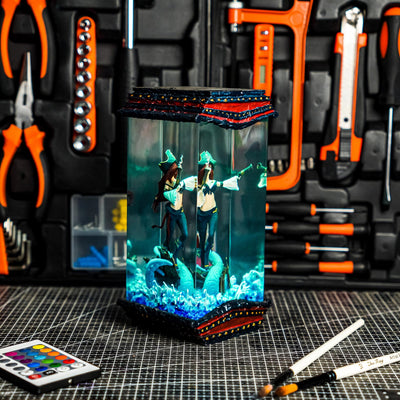 League Of Legends Miss Fortune Epoxy Resin Lamp, Night Light, Wireless Lights