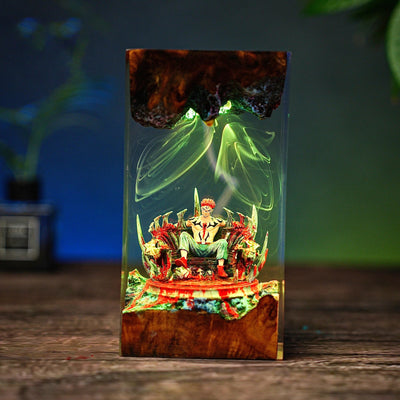 Curse Spirit Ryomen Sukuna Jujutsu Kaisen Epoxy Resin Lamp, Night Light
