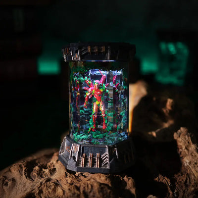 Marvel MCU Iron Man Healing Chamber Incubator Epoxy Resin Lamp, Night Light, Wireless Lights