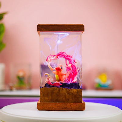 Pokemon Charmander Epoxy Resin Lamp, Night Light