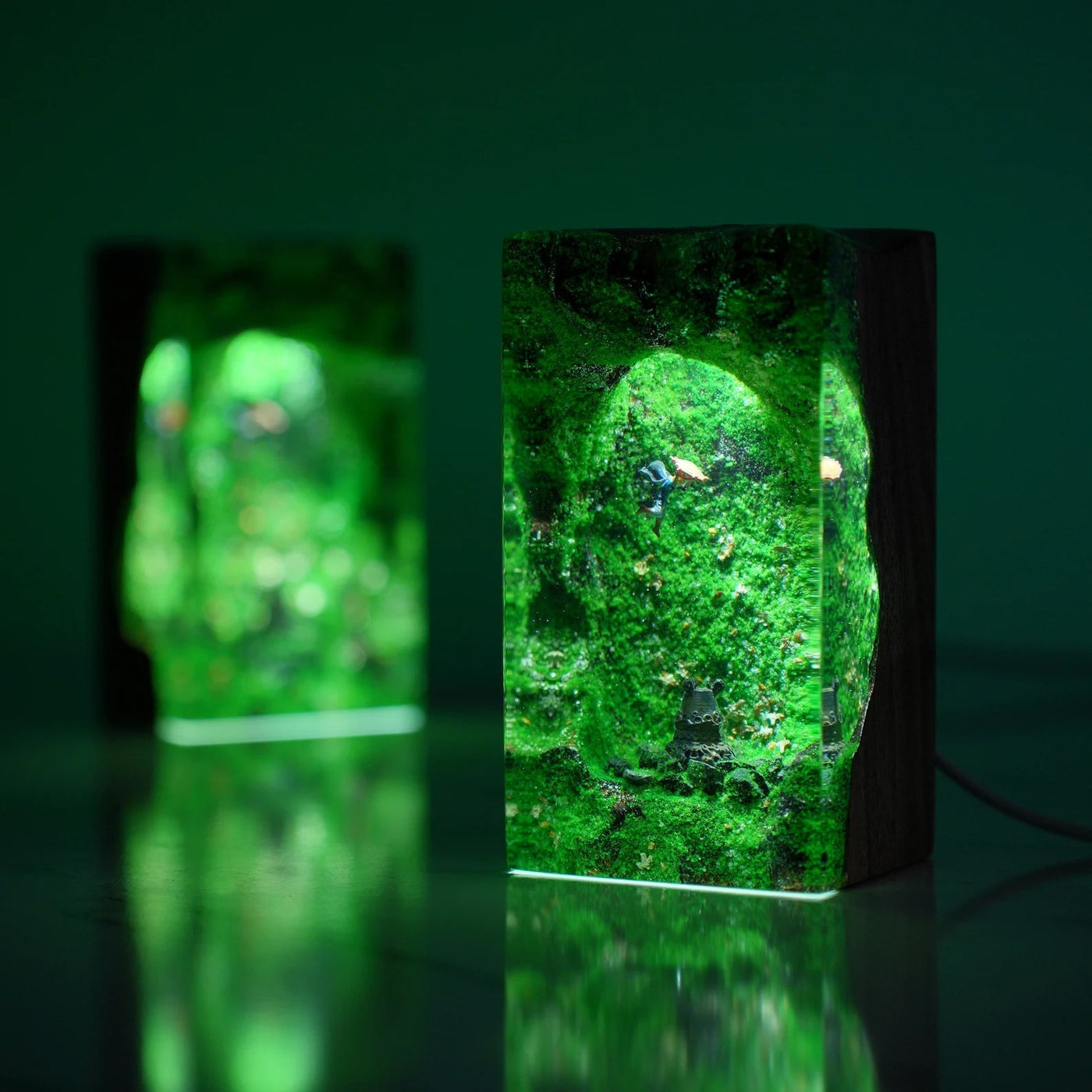 Zelda Link And The Guardians Epoxy Resin Lamp, Night Light