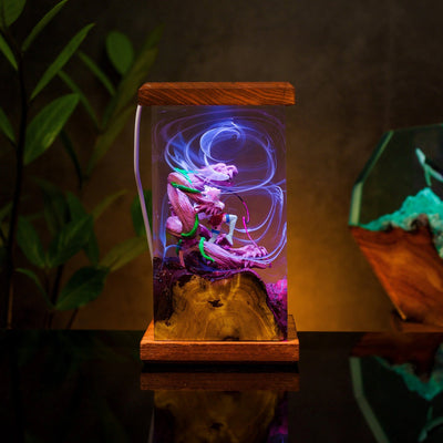 Demon Slayer Kanroji Mitsuri Epoxy Resin Lamp, Night Light