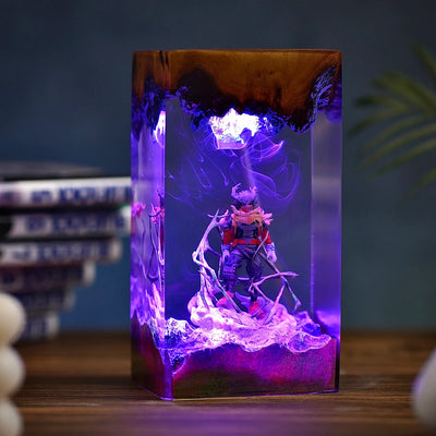 My Hero Academia Izuku Midoriya Deku Evolution Epoxy Resin Lamp, Night Light