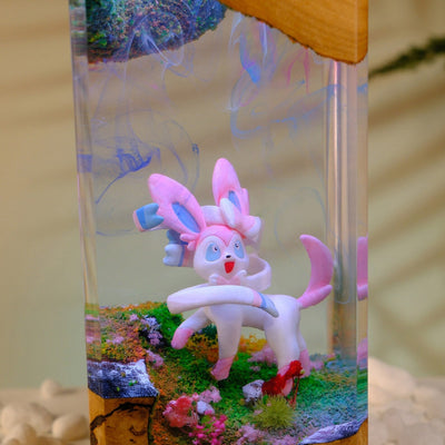 Pokemon Sylveon Epoxy Resin Lamp, Night Light