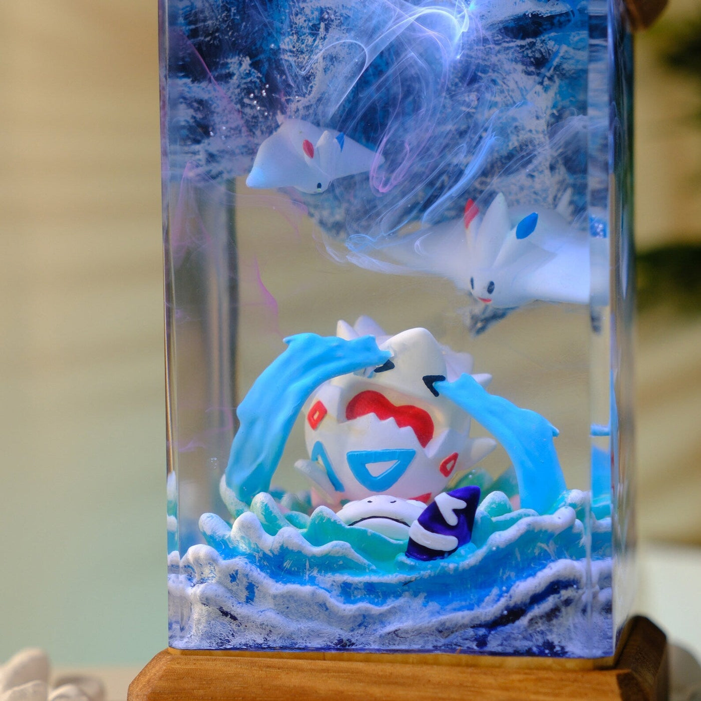 Pokemon Togepi Epoxy Resin Lamp, Night Light