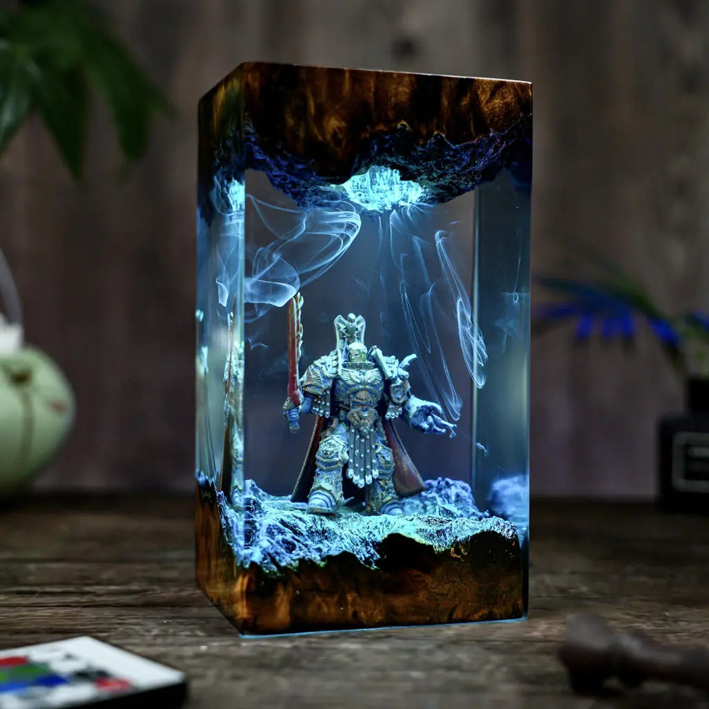 Warhammer Emperor of Mankind Epoxy Resin Lamp, Night Light